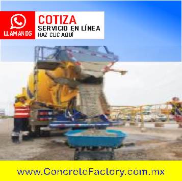 Concretera en Iztapalapa Concreto Estructural FC 250  Precio $217 por metro cúbico (m3) · Resistencia a la compresión 250.JPG